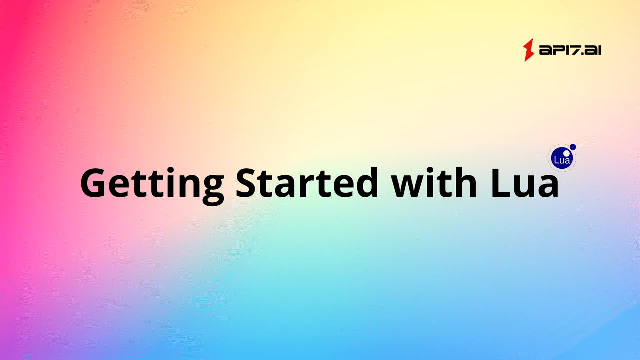 Getting Started With Lua