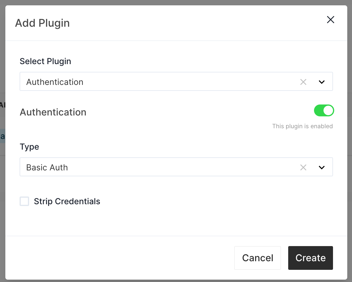 Authentication Plugin Basic Auth