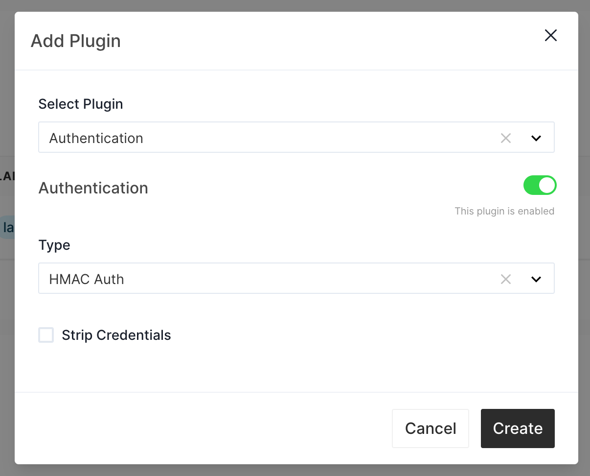 Authentication Plugin Key Auth