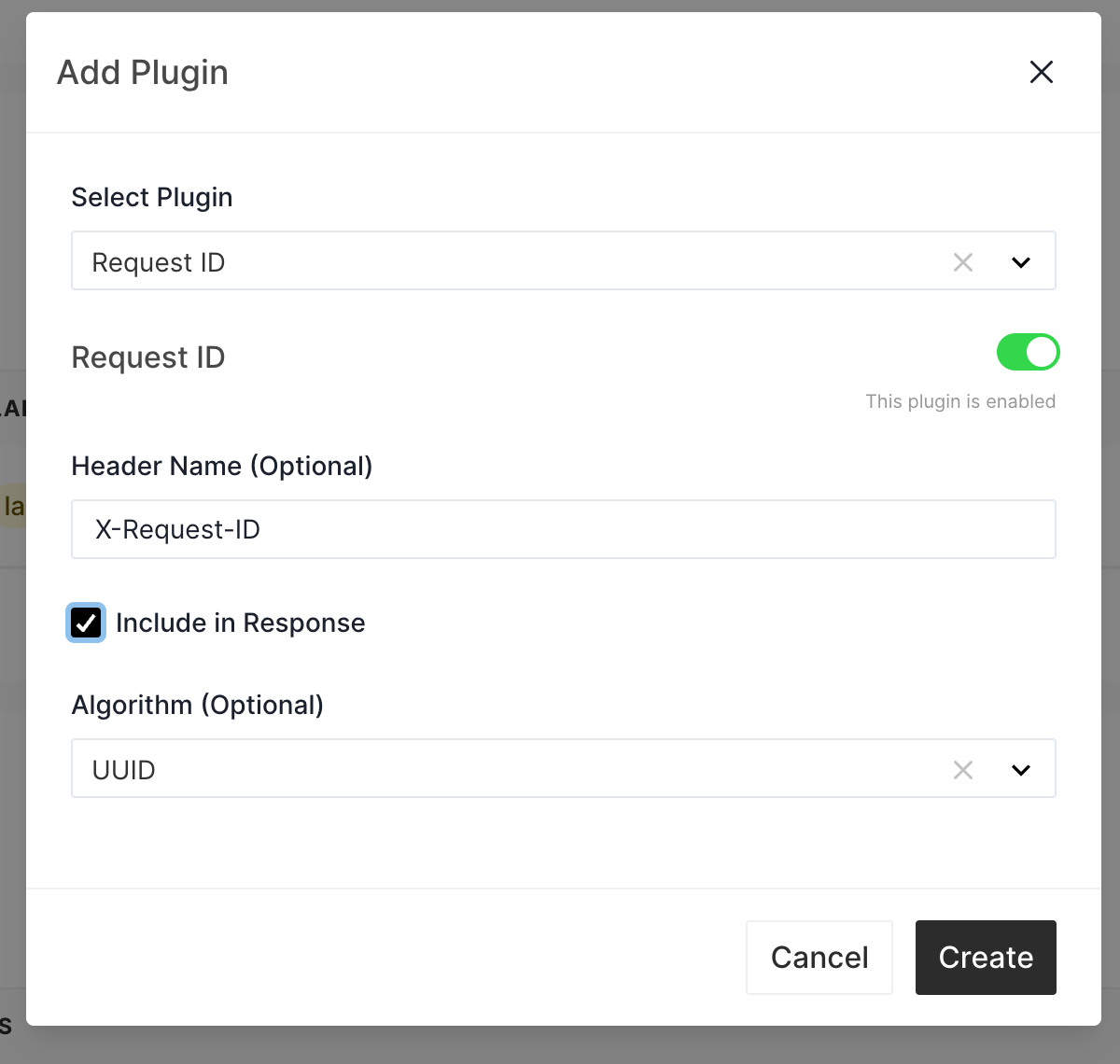 Request ID Plugin