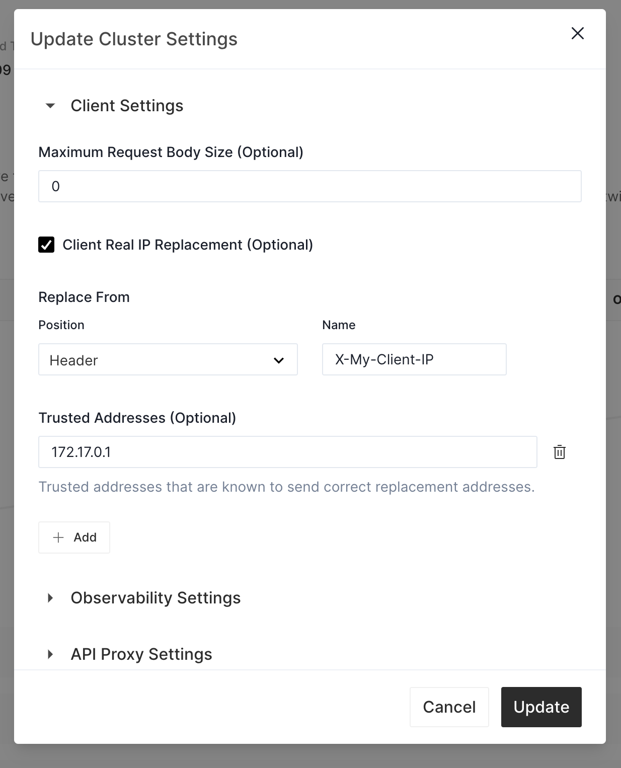 CP Real IP Replacement