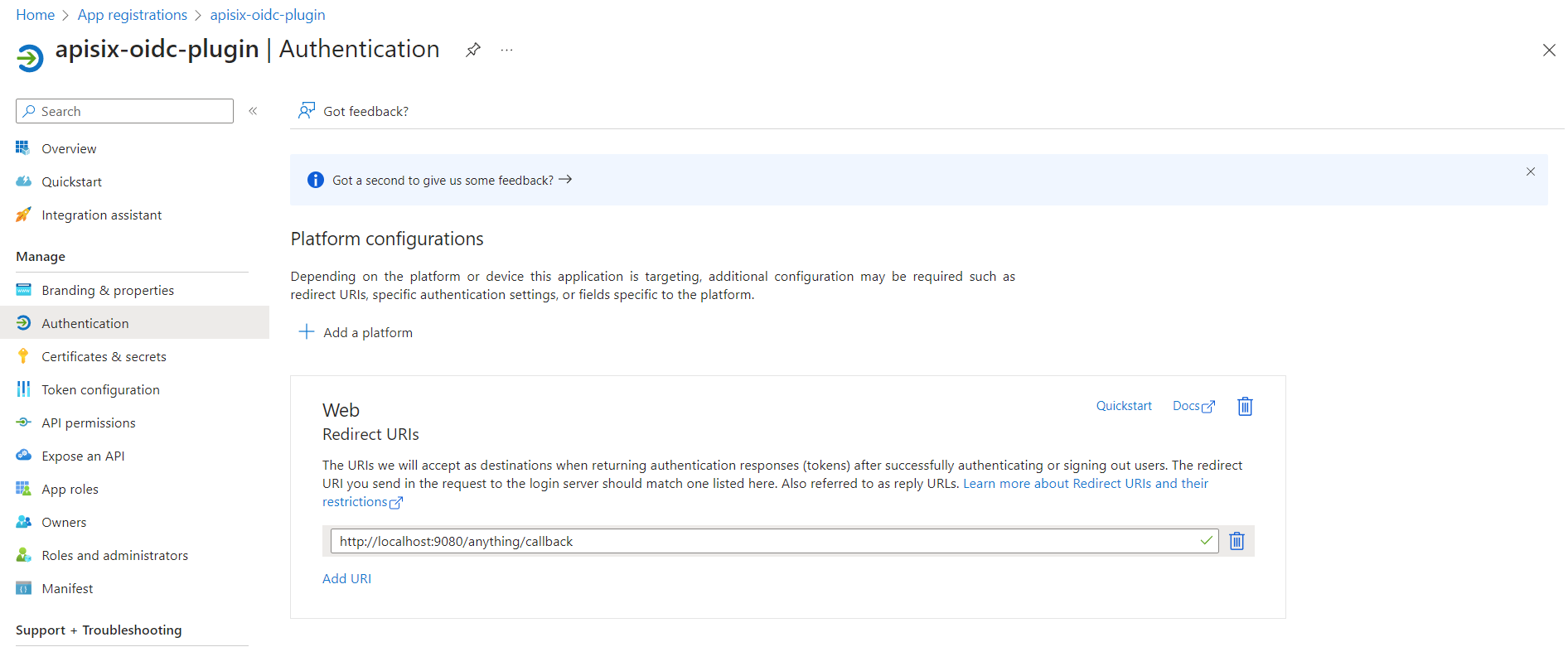 Set Up SSO With Microsoft Entra ID Azure AD APISIX API7 API 
