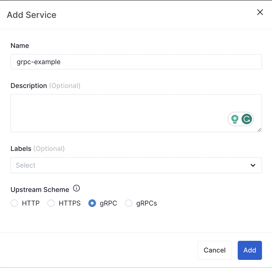 Use API7 to proxy grpc-1