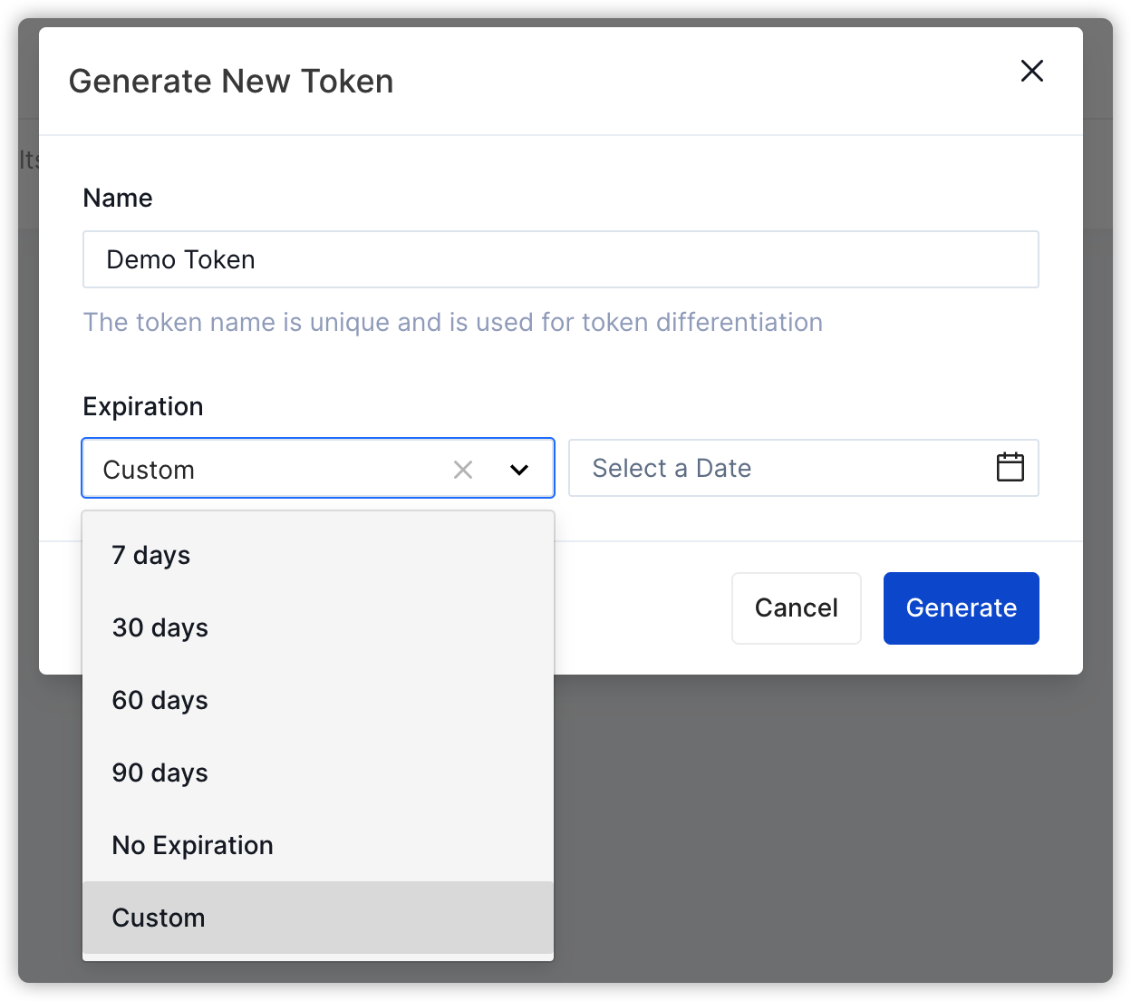 Generating tokens in API7 Enterprise