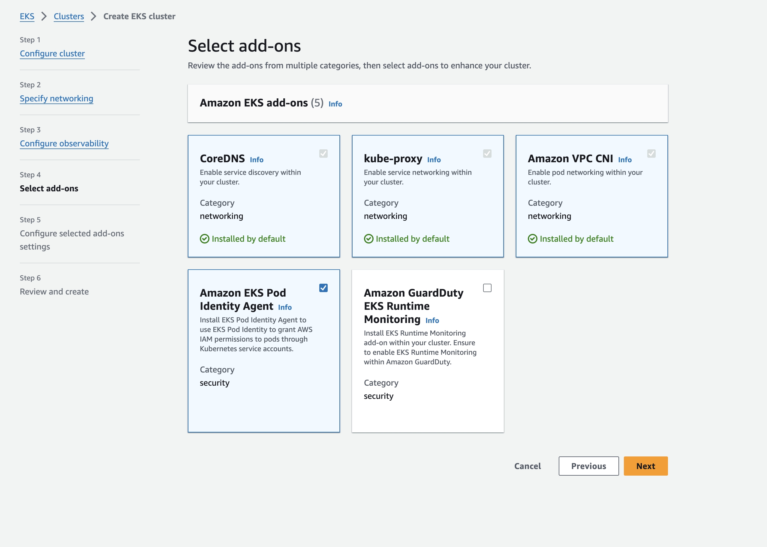 configuration cluster plugin