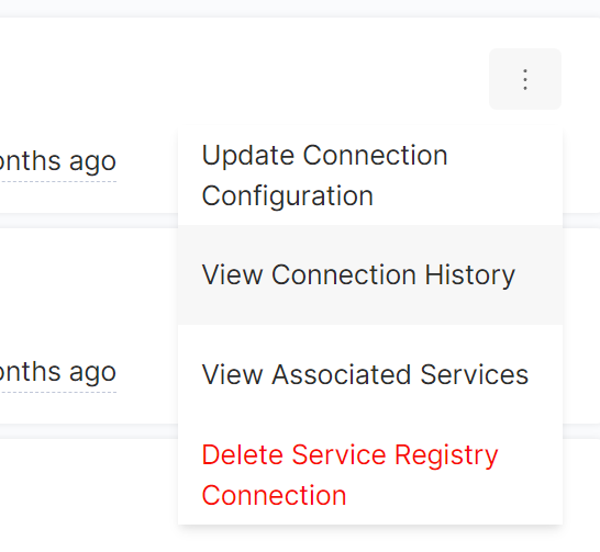 Status Checking of Service Registry