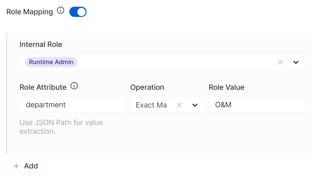 Role Mapping