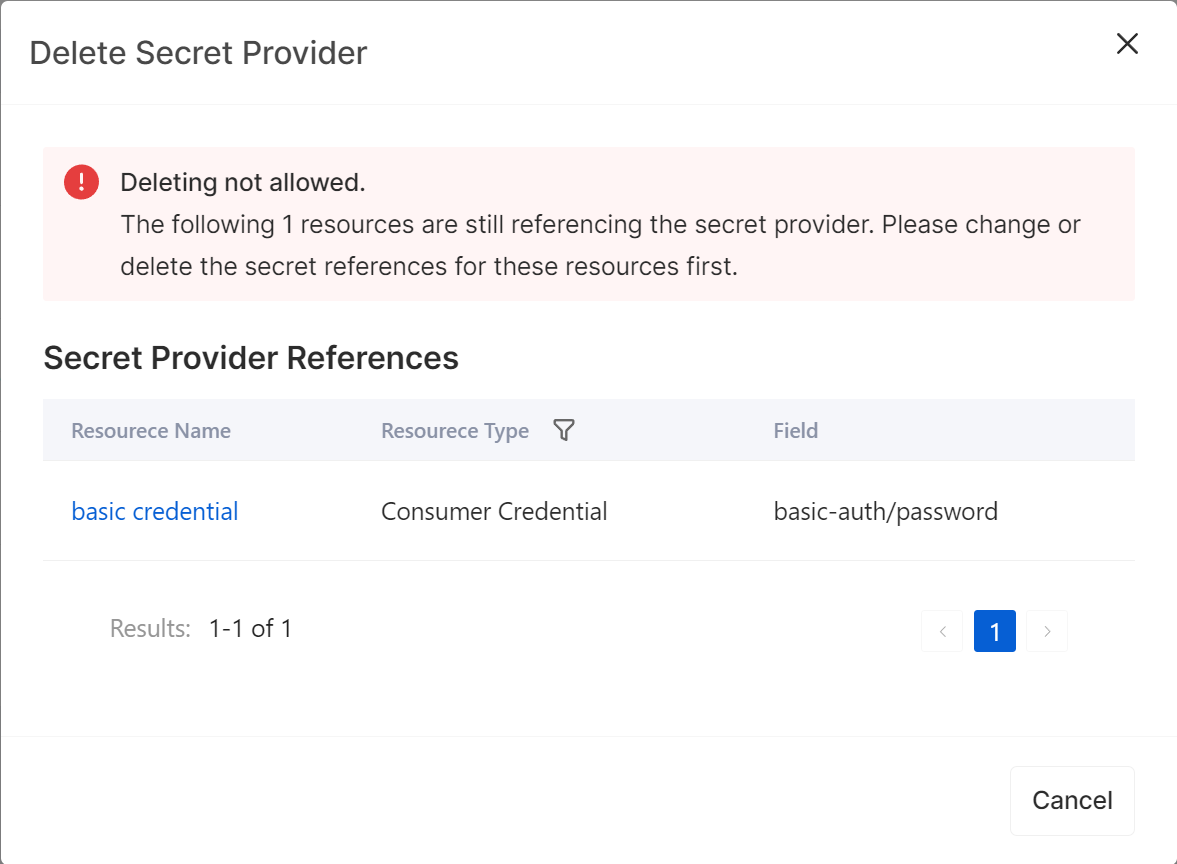 Edit or Delete Secret Provider in API7 Enterprise