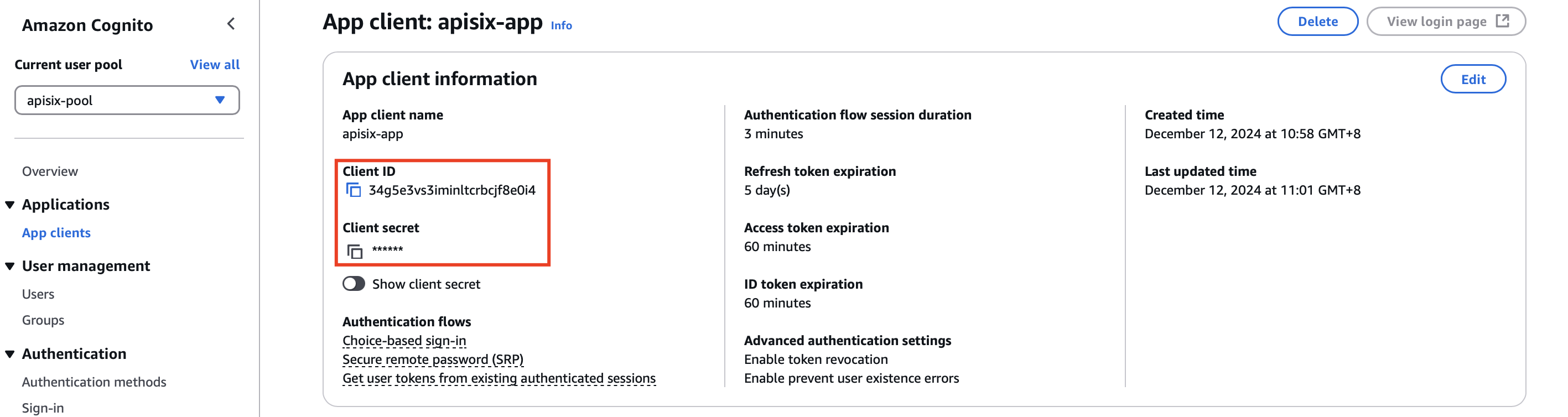 app client