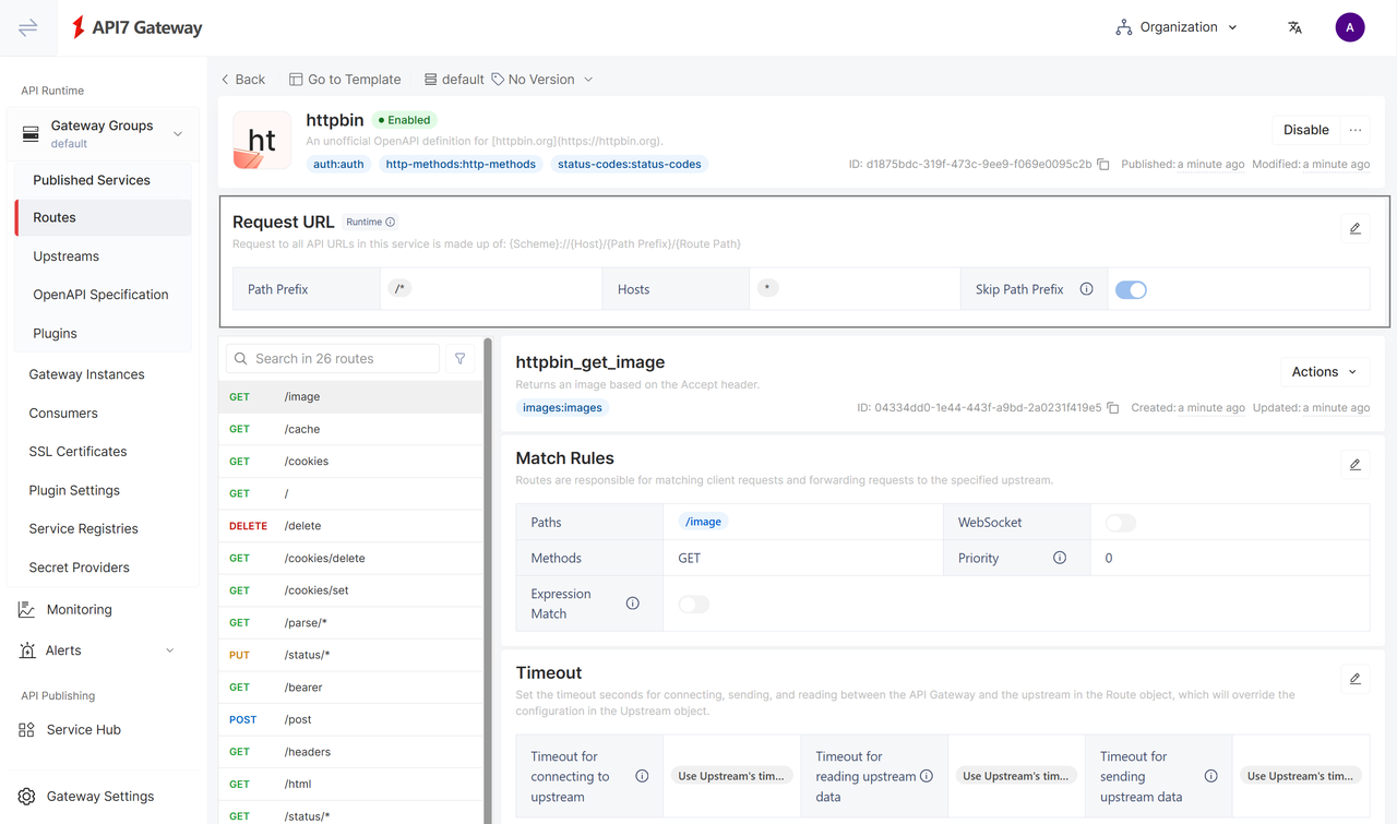 Configure OpenAPI Specification