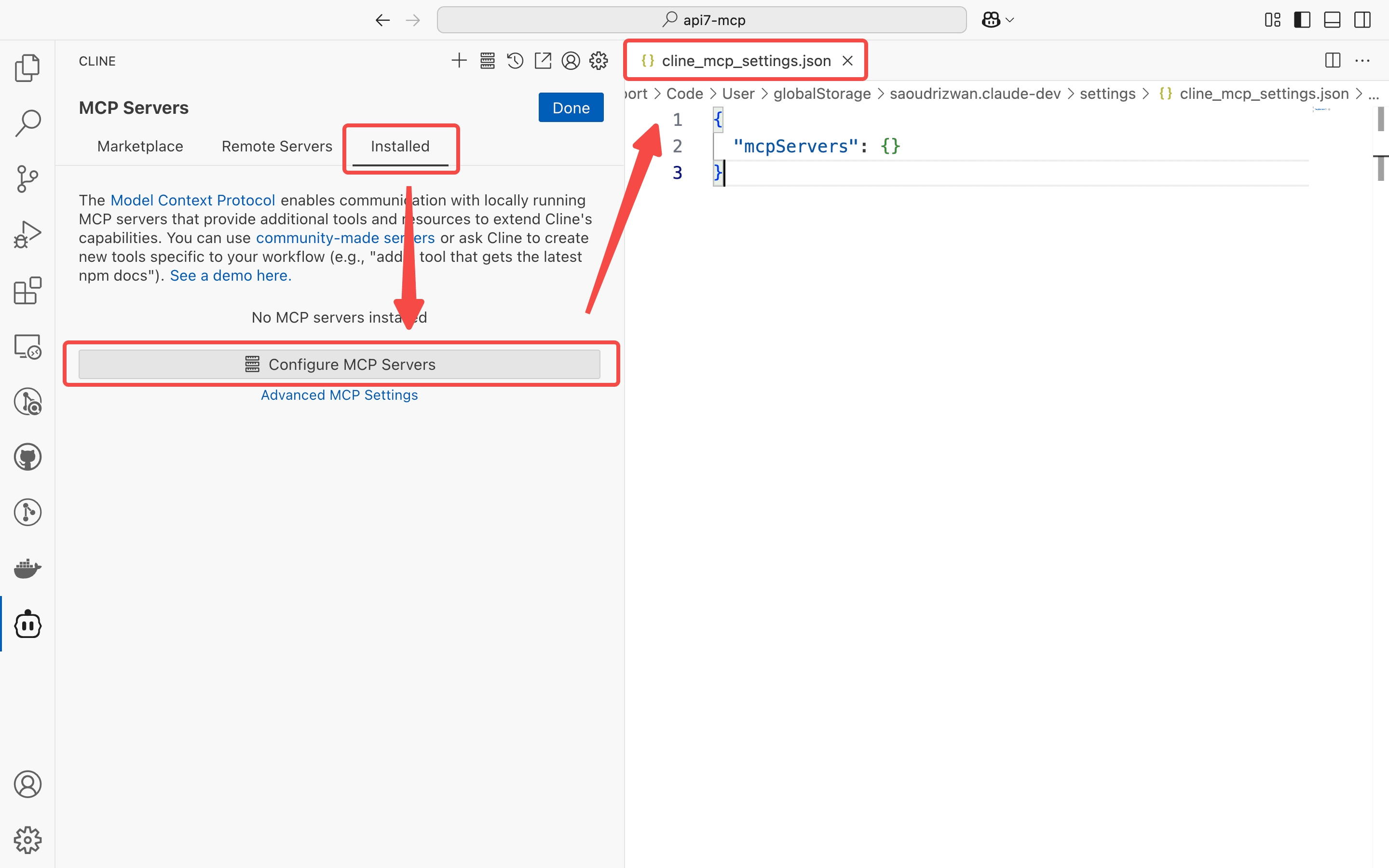 Configure MCP Servers