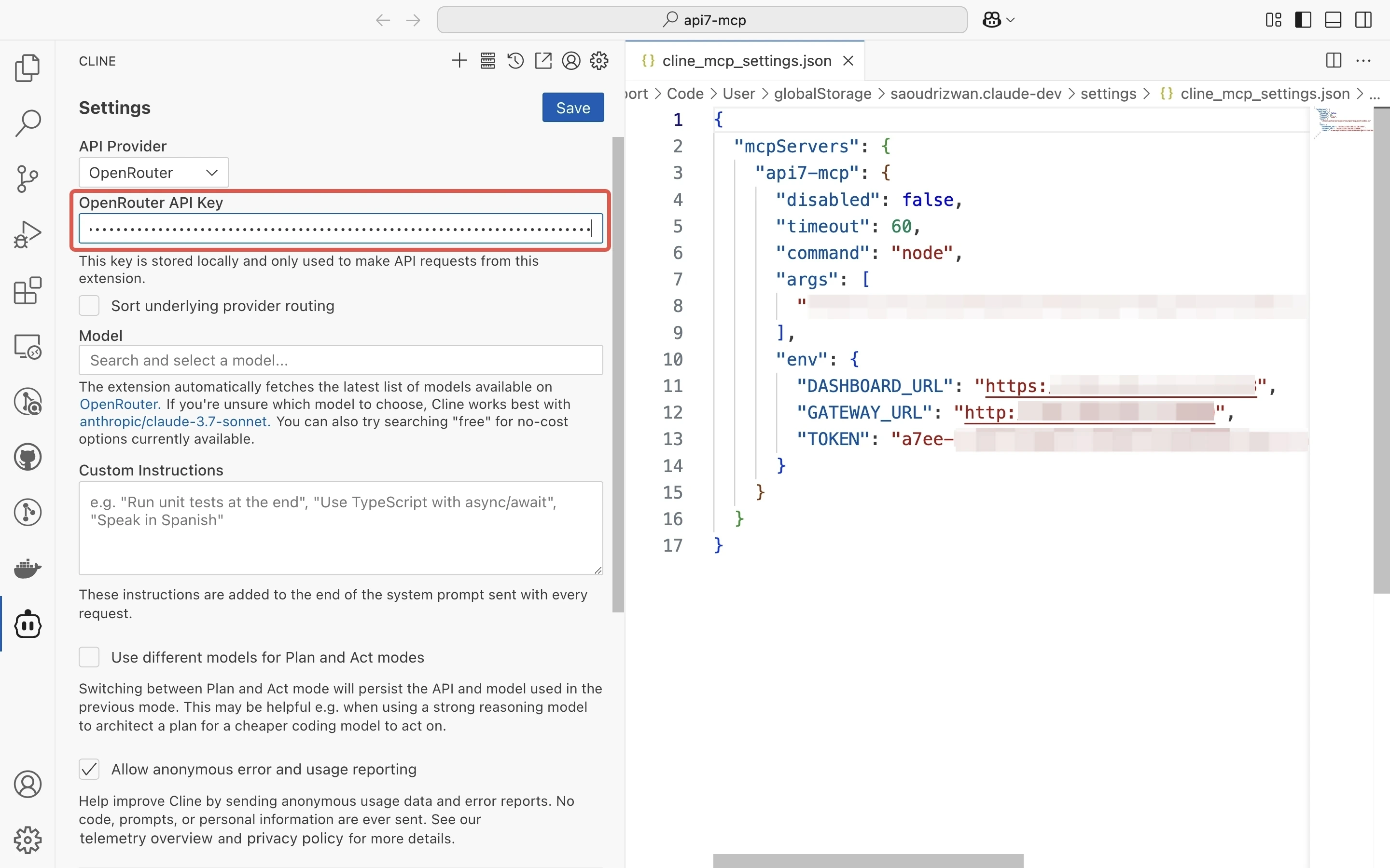 Enter OpenRouter API Key
