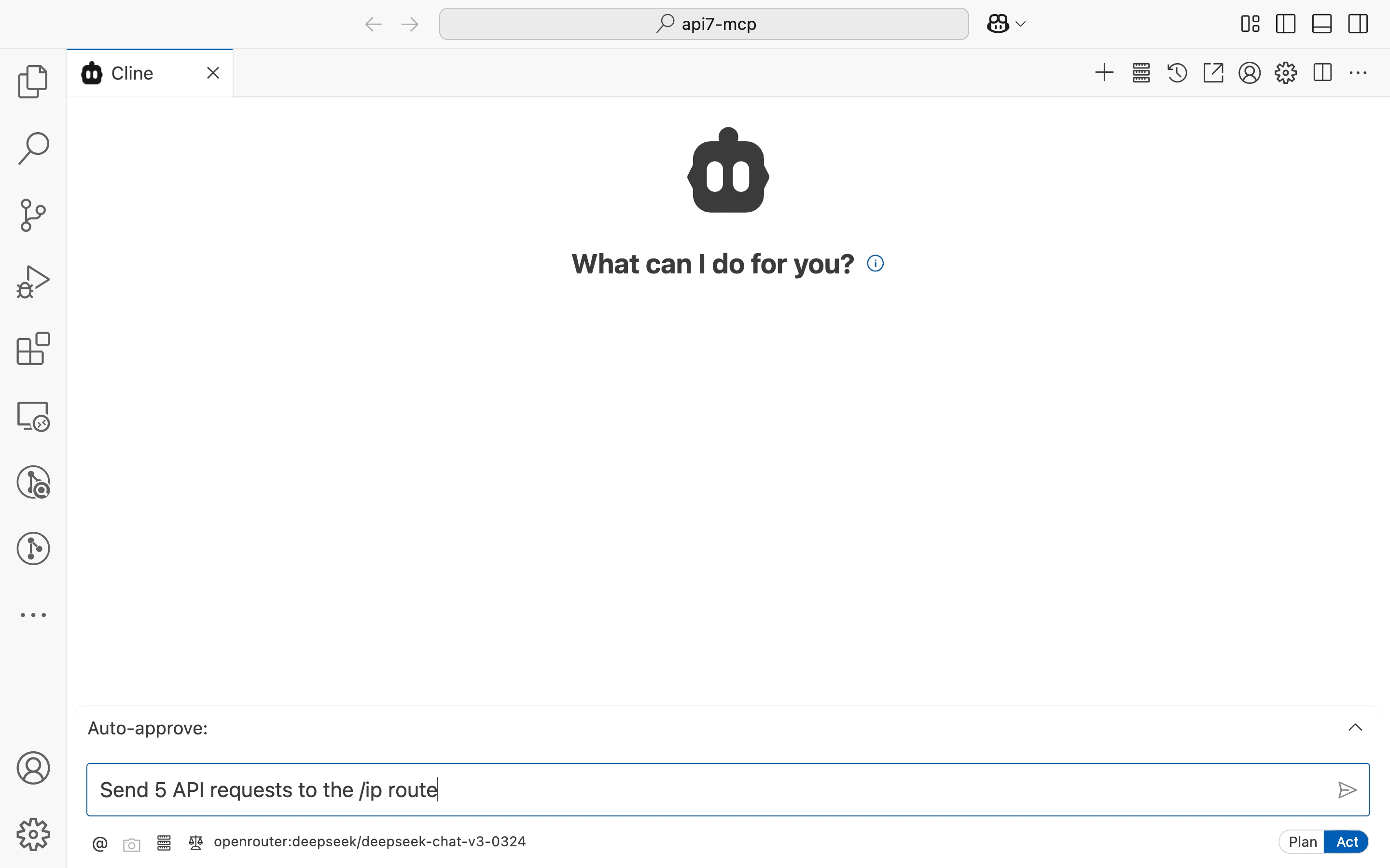 Send 5 API Requests