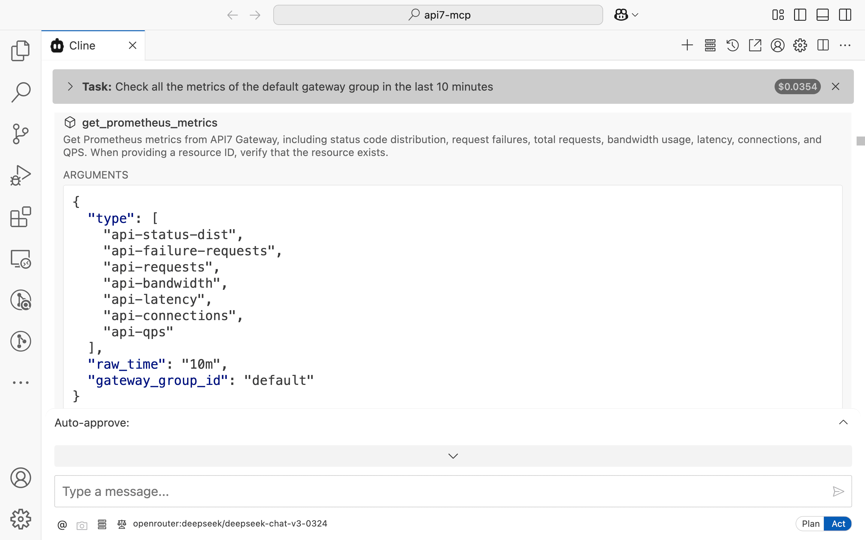 Fetch Monitoring Data of API Gateway
