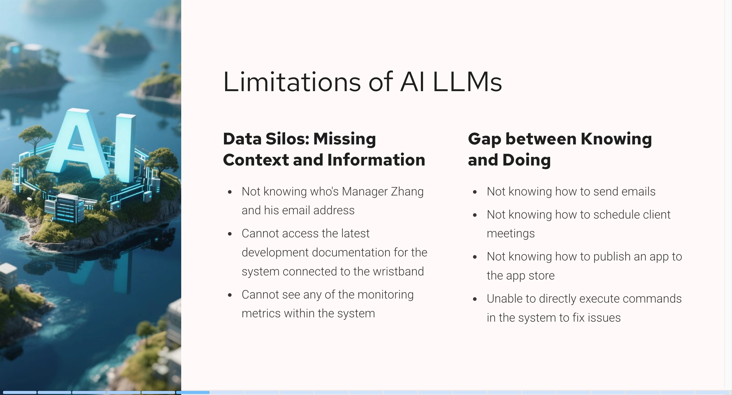 Limitations of LLMs