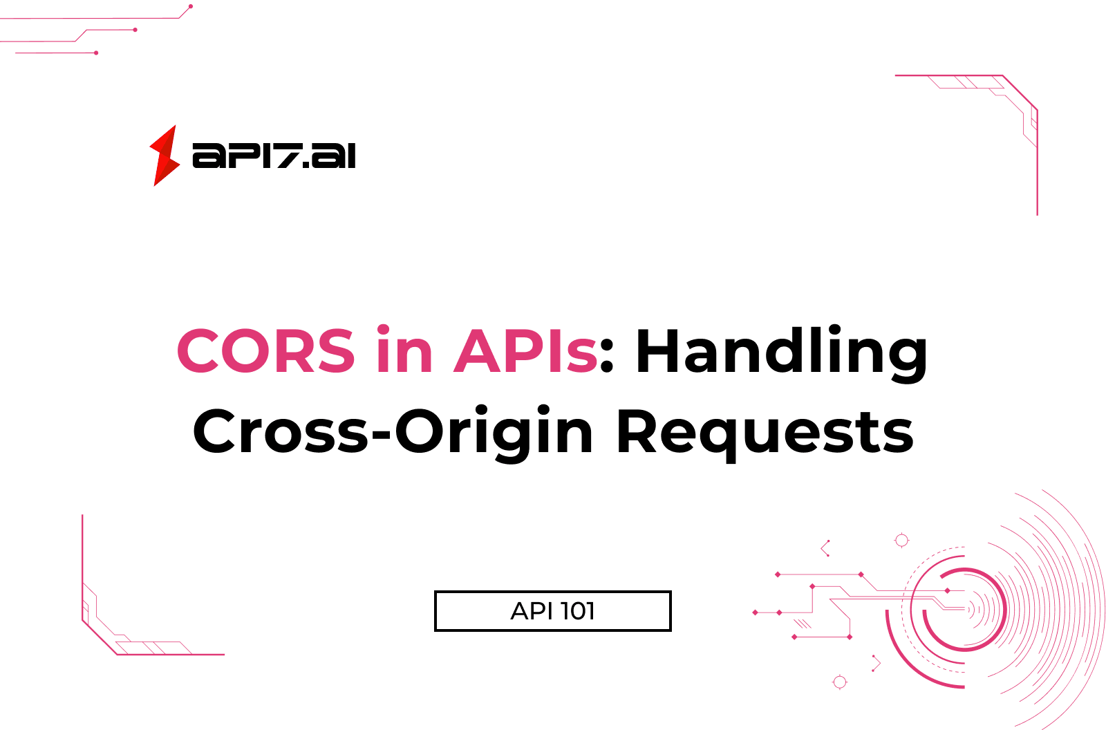 CORS in APIs: Handling Cross-Origin Requests