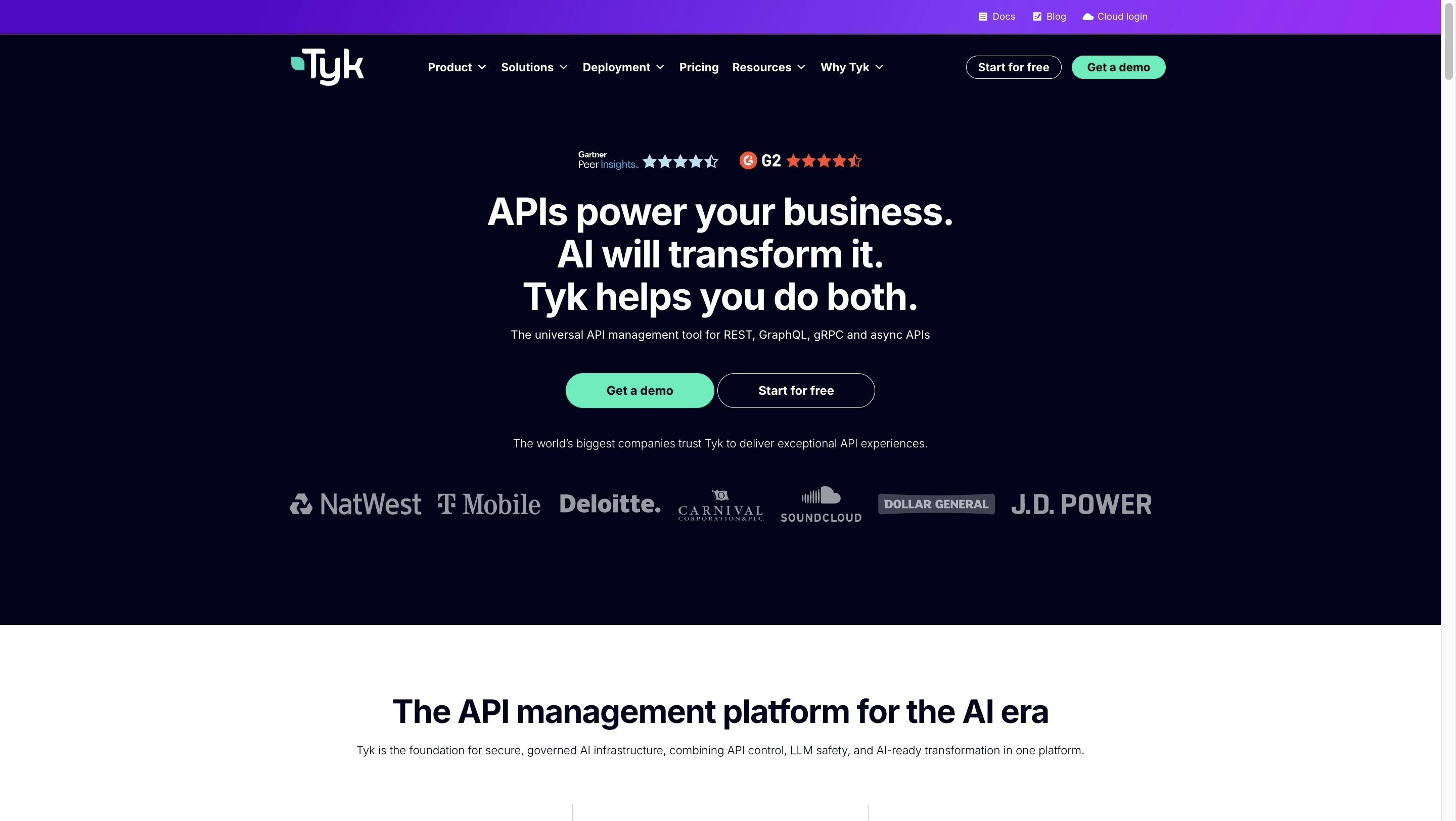 Tyk API Management Platform