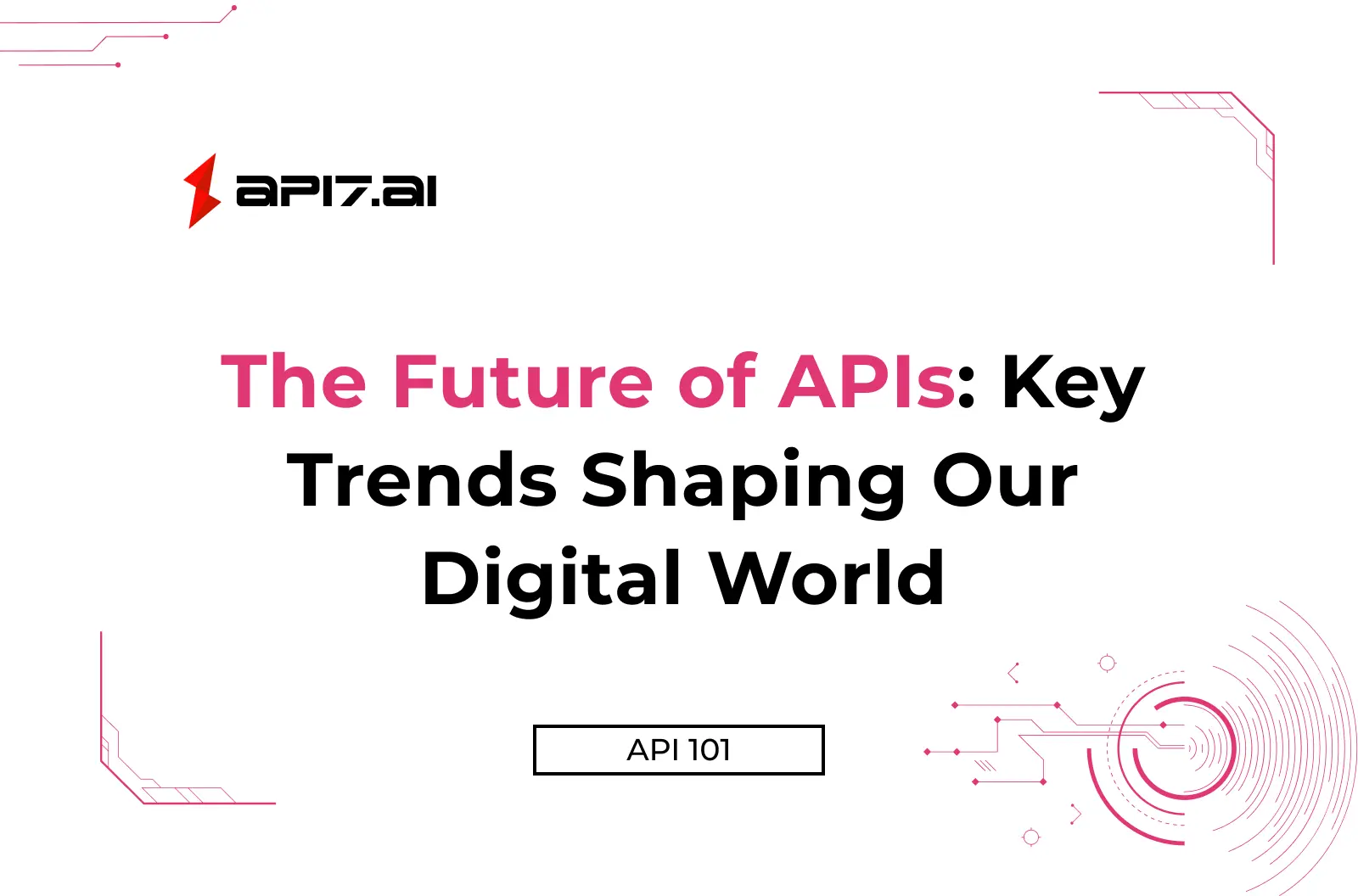 The Future of APIs: Key Trends Shaping Our Digital World