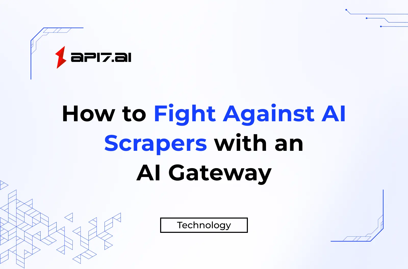 How to Fight Against AI Scrapers with an API Gateway