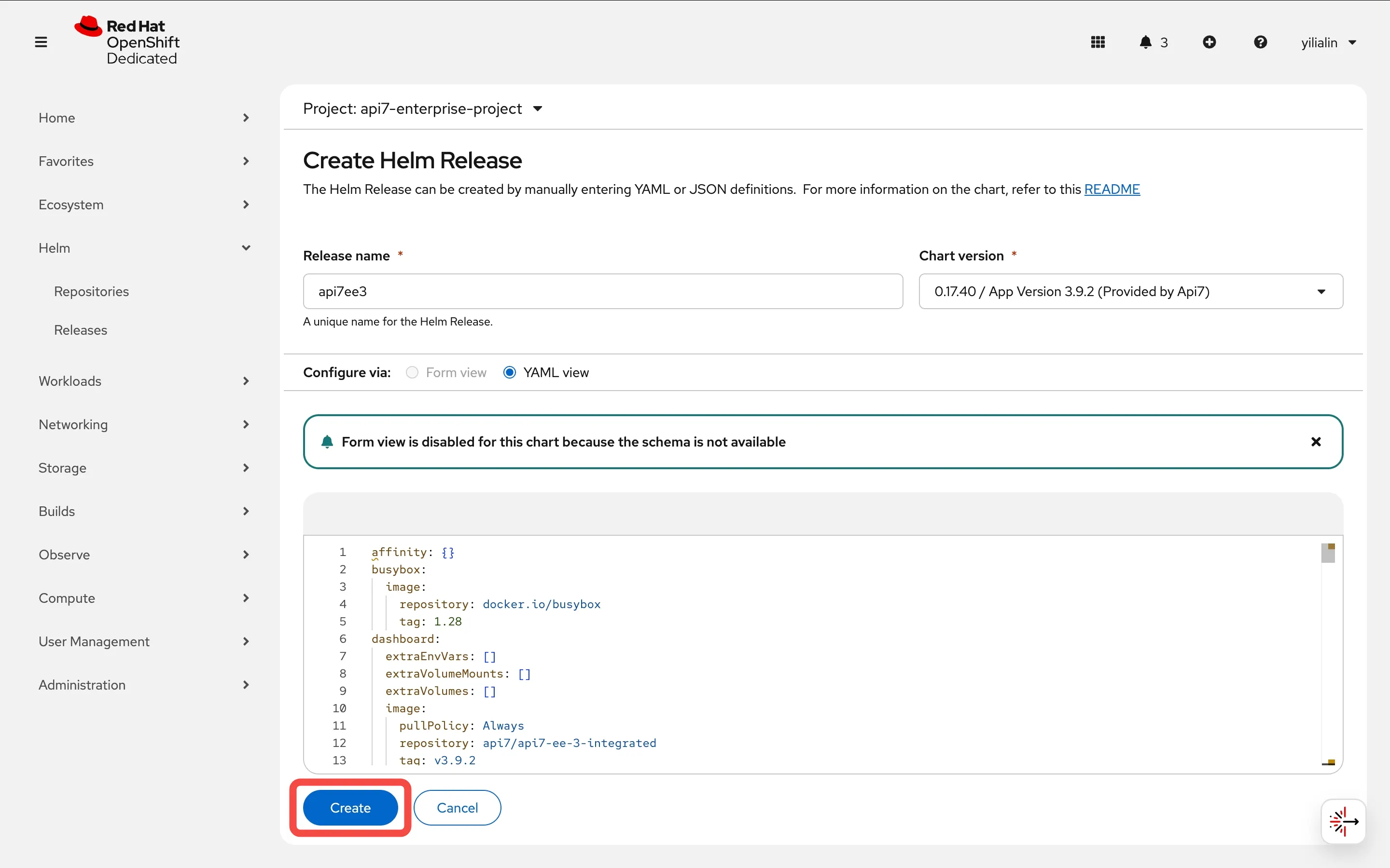 Finished Configuration
