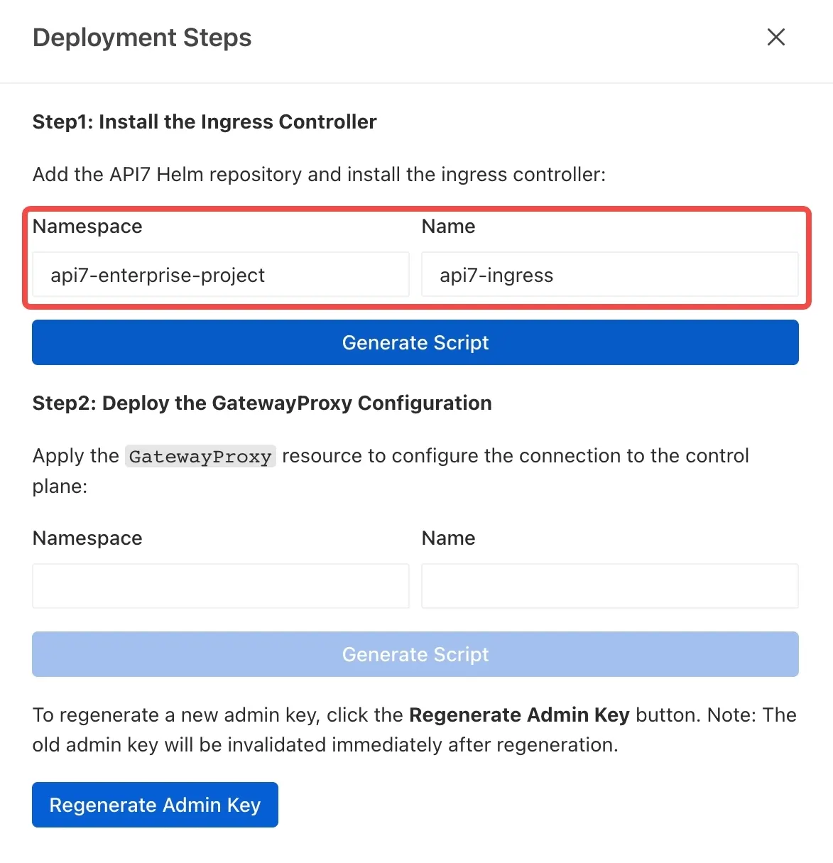 Install API7 Ingress Controller