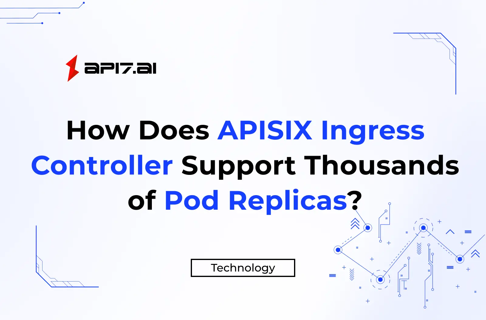 ¿Cómo el APISIX Ingress Controller soporta miles de réplicas de Pods?