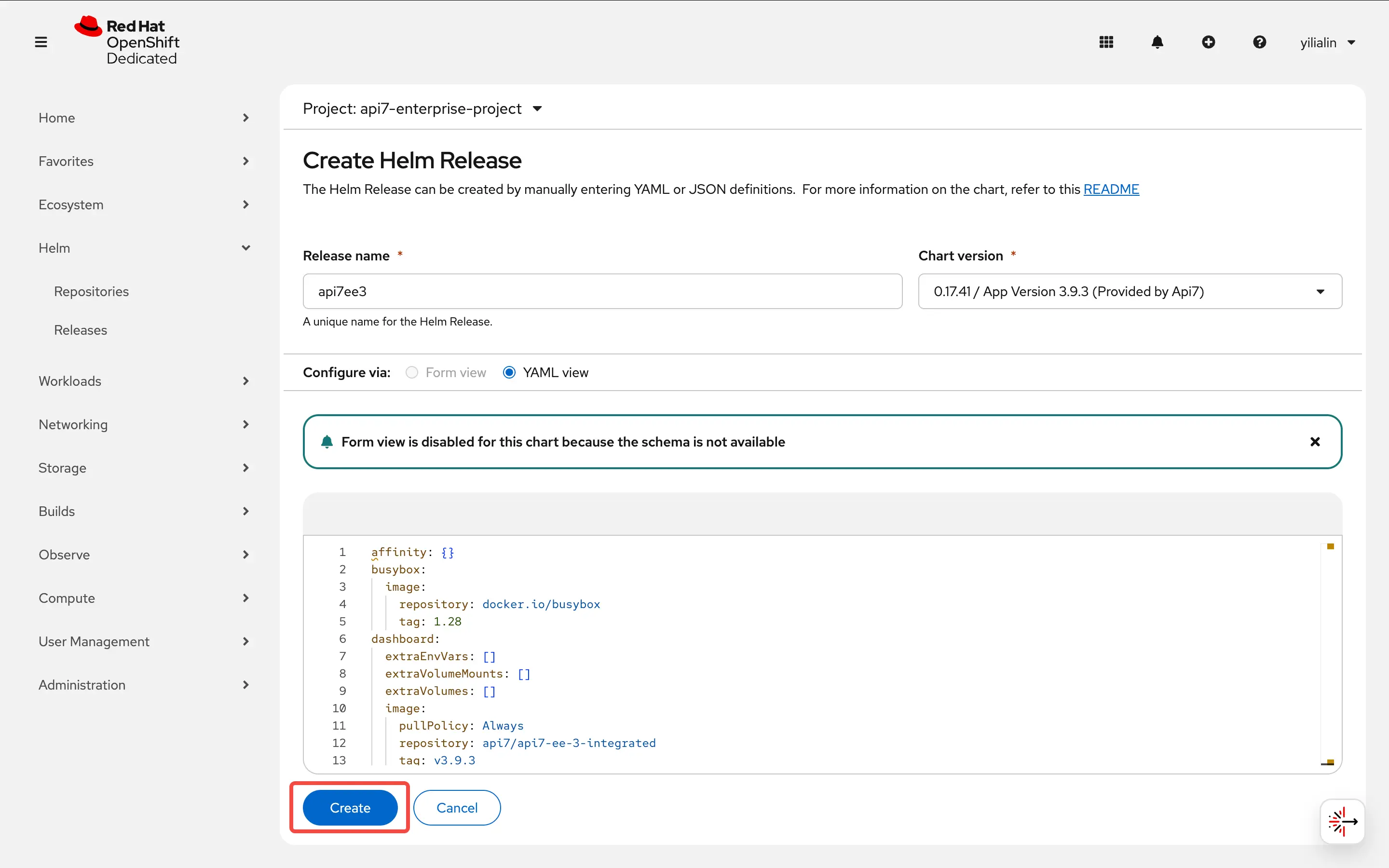 Finished Configuration