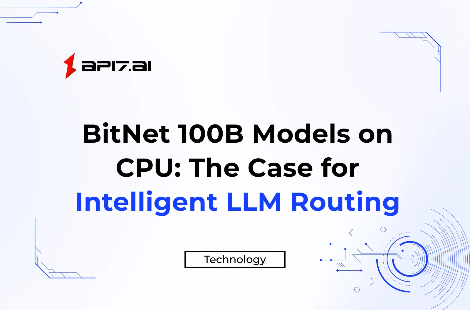 BitNet 100B Models on CPU: The Case for Intelligent LLM Routing
