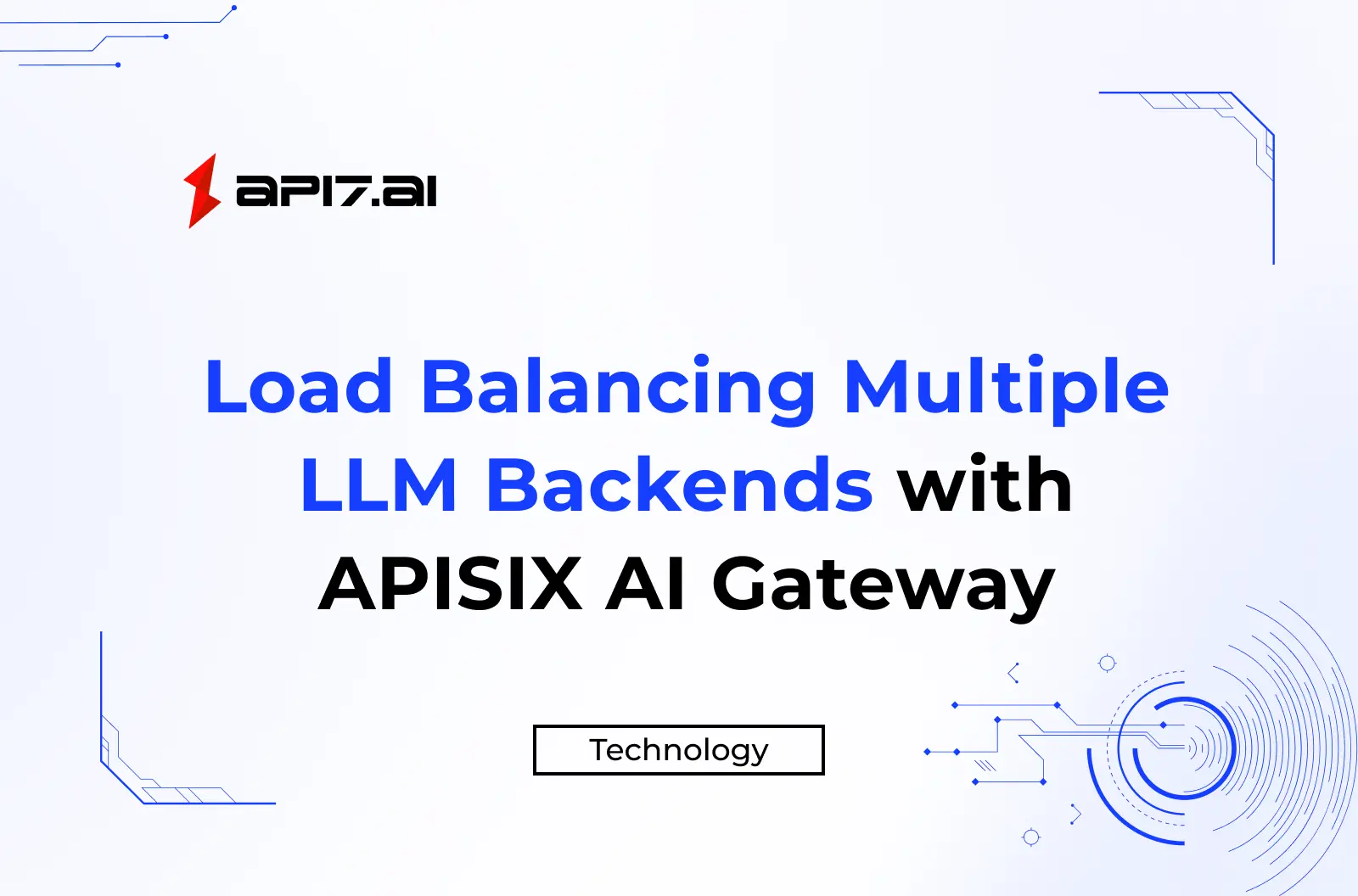 Load Balancing Multiple LLM Backends with APISIX AI Gateway