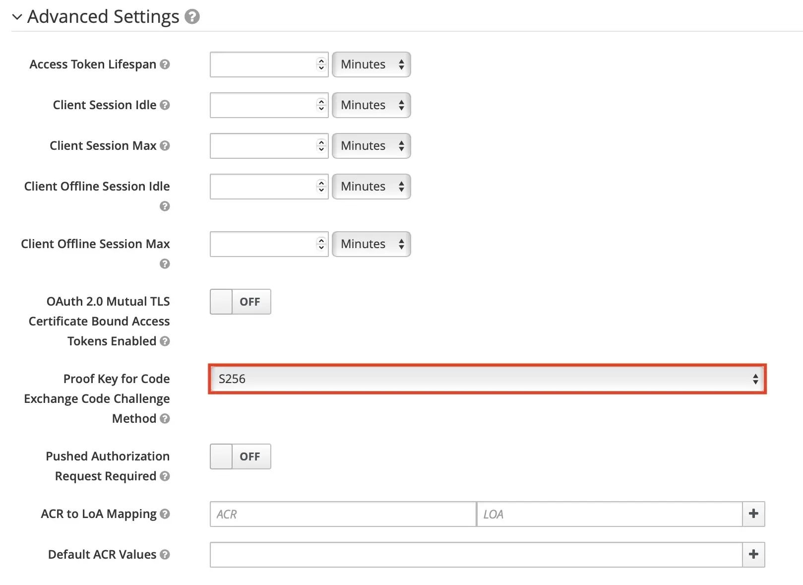 PKCE IdP Configuration