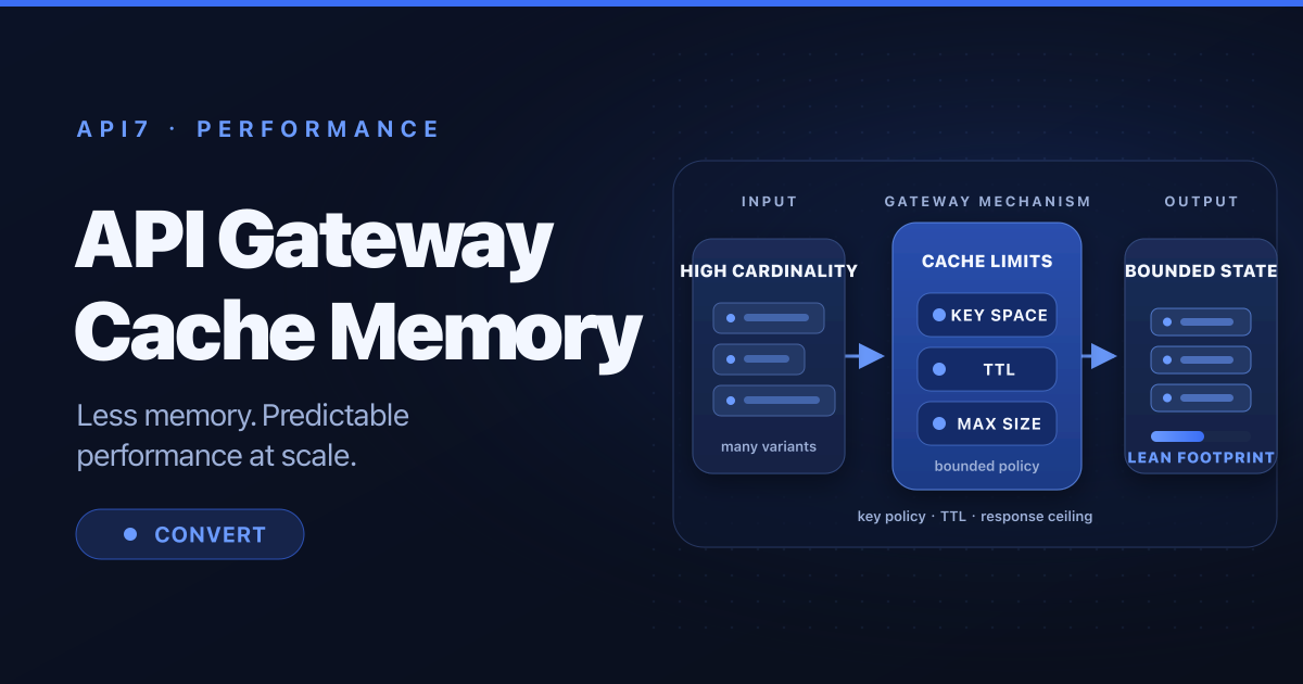 API Gateway Cache Memory: Lessons from Cloudflare's 100 TB DNS Optimization