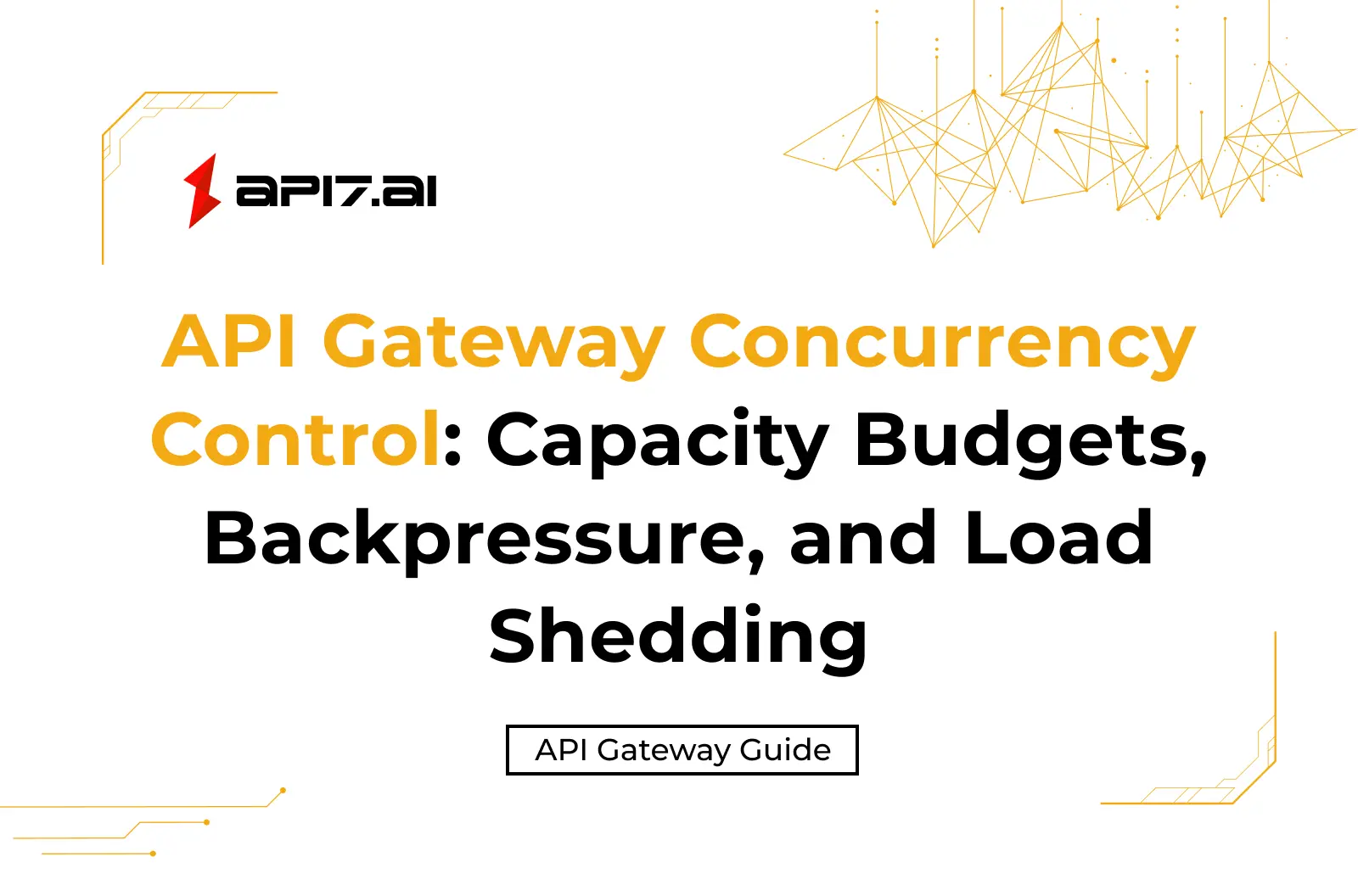 API Gateway Concurrency Control: Capacity Budgets, Backpressure, and Load Shedding