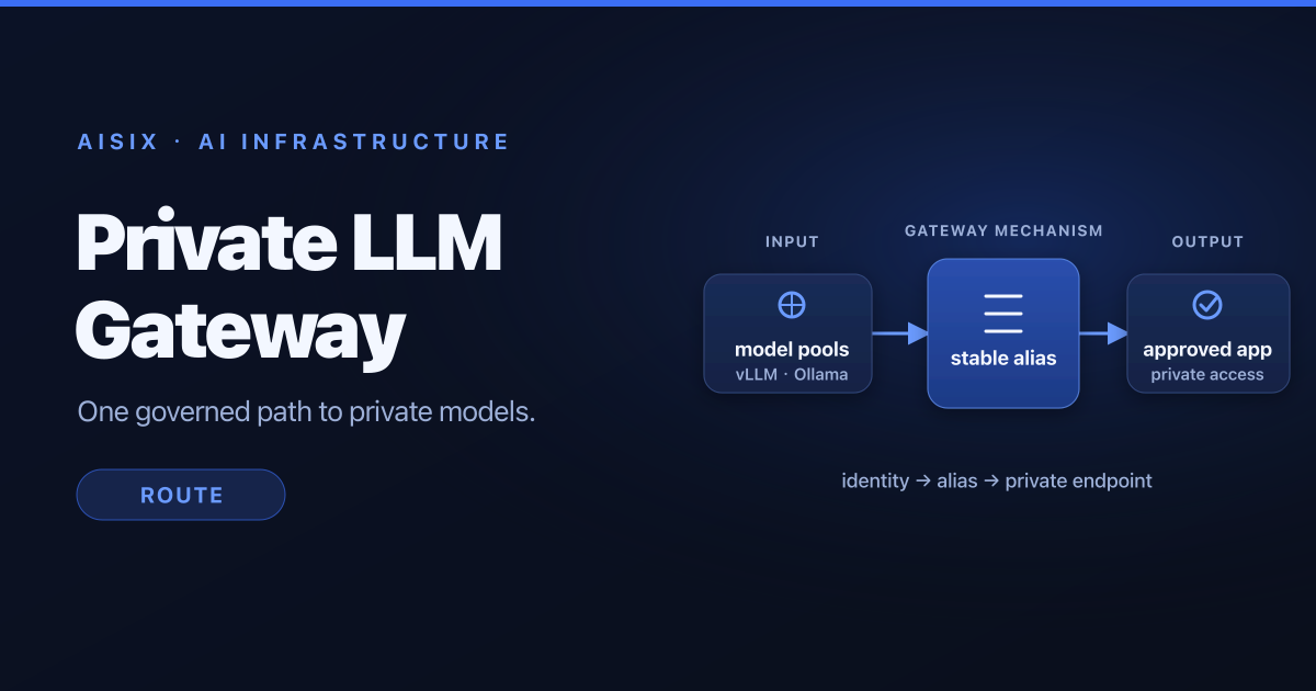 Private LLM Gateway: Secure vLLM, SGLang, and Ollama