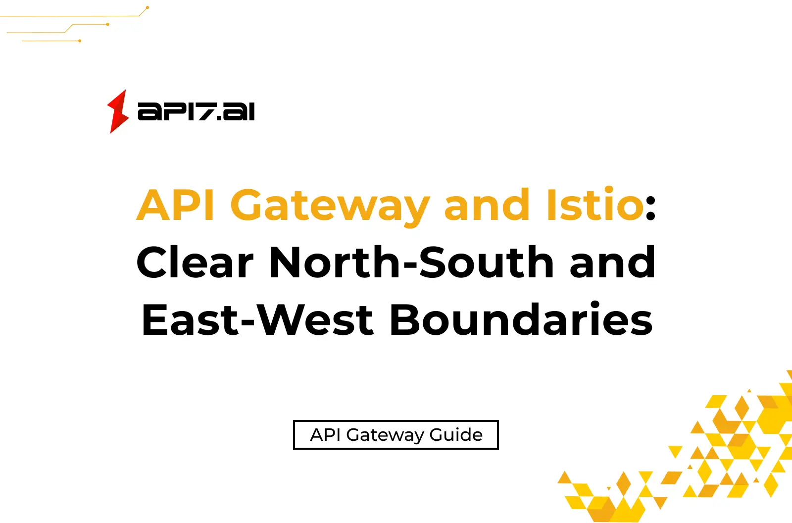 API Gateway and Istio: Clear North-South and East-West Boundaries