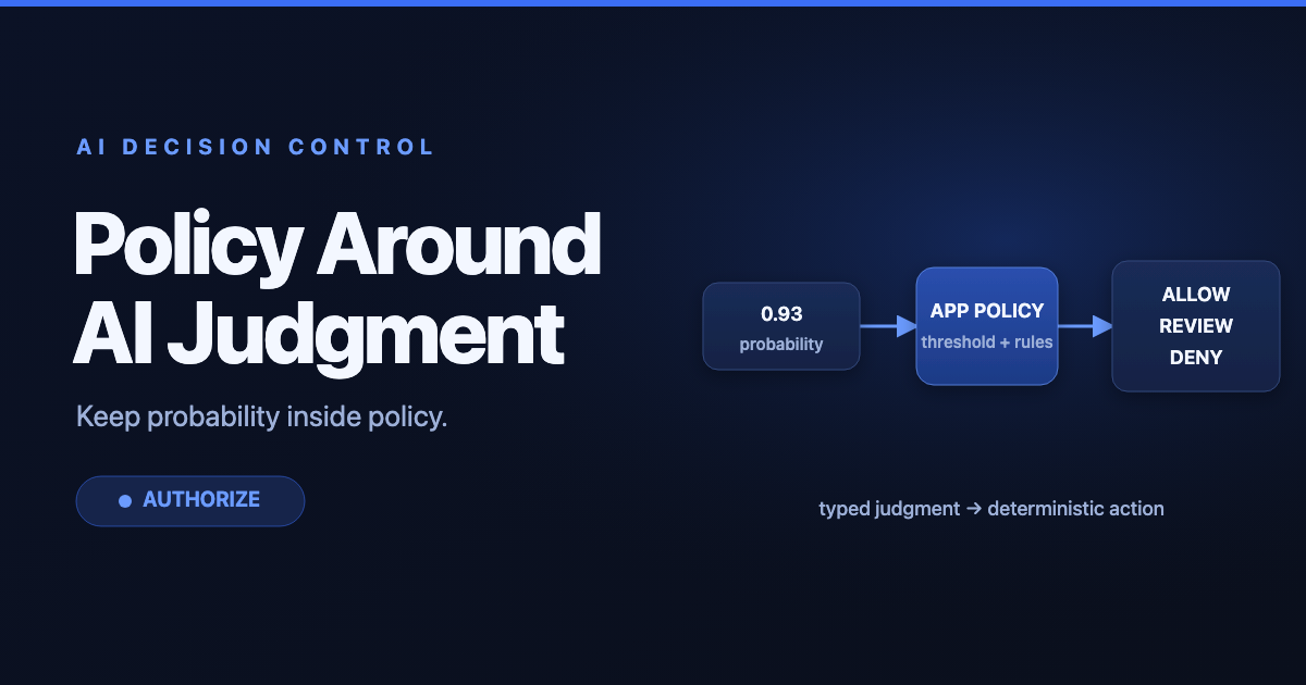 OpenAI Decisions API: Put Gateway Policy Around AI Judgment