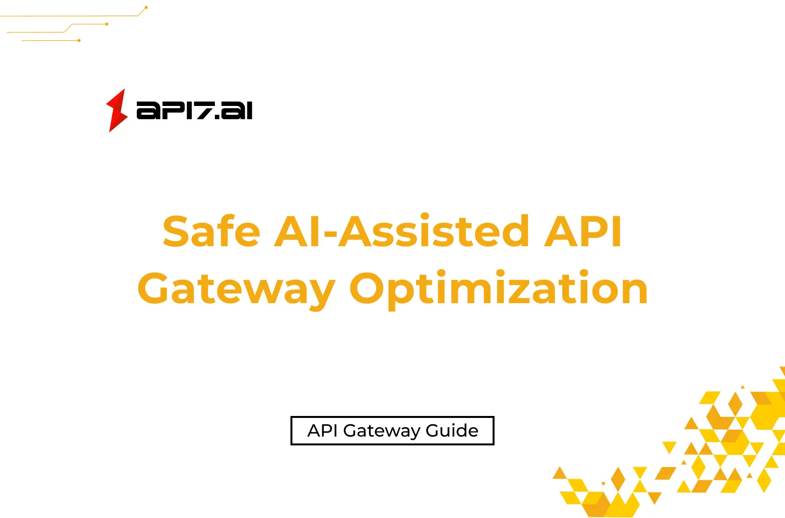 Safe AI-Assisted API Gateway Optimization: Recommendations, Guardrails, and Approval